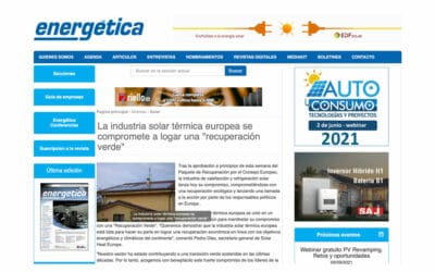 Energética – La industria solar térmica europea se compromete a logar una “recuperación verde”