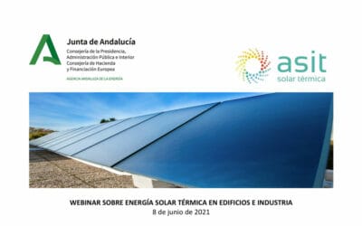 VÍDEO Y PRESENTACIONES WEBINAR 8 junio 2021 SOBRE ENERGÍA SOLAR TÉRMICA EN EDIFICIOS E INDUSTRIA